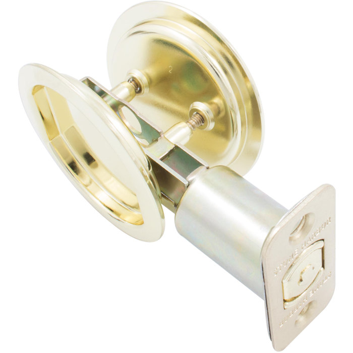 Stone Harbor Hardware Round Pocket Door Latch & Reviews Wayfair